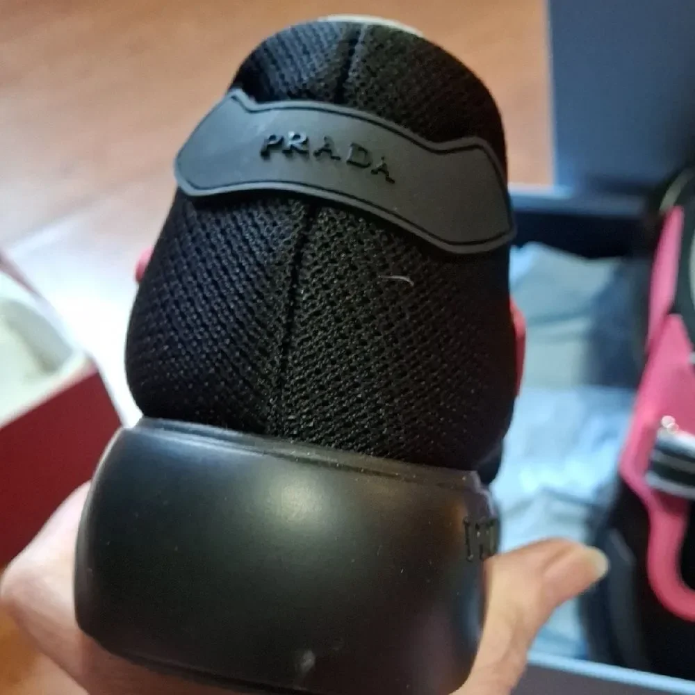 Prada Black and Pink Women's Shoes